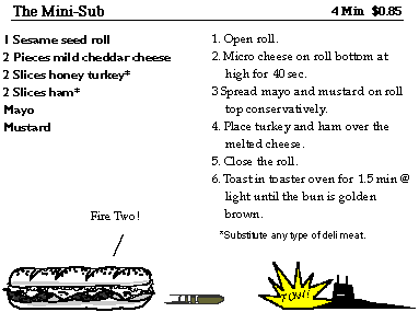 Lunch Recipes from the book"Cheap and Easy Cooking"